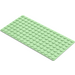 LEGO Lichtgroen Grondplaat 8 x 16 (3865)