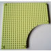 LEGO Light Lime Brick 24 x 24 with Cutout with 5 Pins (47115)