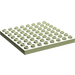 LEGO Licht Limoen Duplo Plaat 8 x 8 (51262 / 74965)
