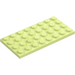 LEGO Light Lime Plate 4 x 8 (3035)