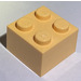 LEGO Lichtoranje Steen 2 x 2 (3003 / 6223)