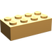 LEGO Orange clair Brique 2 x 4 (3001 / 72841)