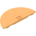 LEGO Light Orange Table Semicircular (33088)