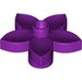 LEGO Light Purple Duplo Flower with 5 Angular Petals (6510 / 52639)