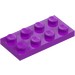 LEGO Light Purple Plate 2 x 4 (3020)