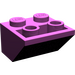 LEGO Violet clair Pente 2 x 2 (45°) Inversé avec entretoise plate en dessous (3660)