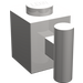 LEGO Gris pierre clair Brique 1 x 1 avec Manipuler (2921 / 28917)