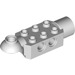 LEGO Licht steengrijs Steen 2 x 3 met Horizontaal Scharnier en Stopcontact (47454)