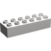 LEGO Hellsteingrau Duplo Backstein 2 x 6 (2300)