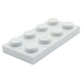 LEGO Light Stone Gray Plate 2 x 4 (3020 / 5584)