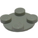 LEGO Gris pierre clair Turntable 2 x 2 assiette avec Light grise Haut
