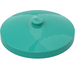 LEGO Licht turquoise Dish 4 x 4 (Massieve nop) (3960 / 30065)