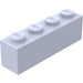 LEGO Lichtviolet Steen 1 x 4 (3010 / 6146)