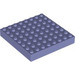 LEGO Light Violet Brick 8 x 8 (4201 / 43802)