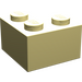 LEGO Light Yellow Brick 2 x 2 Corner (2357)