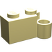 LEGO Light Yellow Hinge Brick 1 x 4 Base (3831)