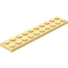 LEGO Light Yellow Plate 2 x 10 (3832)