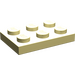 LEGO Licht geel Plaat 2 x 3 (3021)