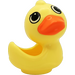 LEGO Light Yellow Primo Duck Small with orange beak