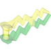 LEGO Lightning Bolt with Marbled Transparent Bright Green (28555 / 59233)