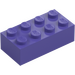 LEGO Lilac Brick 2 x 4 (3001 / 3556)