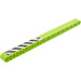 LEGO Lime Beam 15 with &#039;4&#039;, Danger Stripes (Left) Sticker (32278 / 64871)