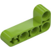 LEGO Lime Beam 2 x 4 Bent 90 Degrees, 2 and 4 holes (32140 / 42137)