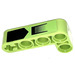 LEGO Lime Beam 2 x 4 Bent 90 Degrees, 2 and 4 holes with Black Arrow and Air vent  Sticker (32140)