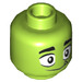 LEGO Lime Beast Boy Minifigure Head (Recessed Solid Stud) (3626 / 28159)