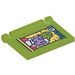 LEGO Lime Book Cover with Space Alien Game Sticker (24093)