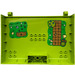 LEGO Limoen Book Halve met Hinges en Compartment met Groot Ben Clock, Straps, Paws, Balls, Gras, Plants Sticker (80909)