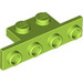 LEGO Lime Bracket 1 x 2 - 1 x 4 with Square Corners (2436)