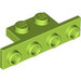 LEGO Lime Bracket 1 x 2 - 1 x 4 with Square Corners (2436)