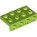 LEGO Lime Bracket 2 x 4 with 1 x 4 Downwards Plate (5175)