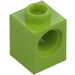 LEGO Citron Vert Brique 1 x 1 avec Trou (6541)