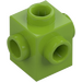 LEGO Lime Brick 1 x 1 with Studs on Four Sides (4733)