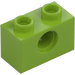 LEGO Lime Brick 1 x 2 with Hole (3700)