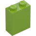 LEGO Lime Brick 1 x 2 x 2 with Inside Stud Holder (3245)