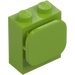 LEGO Lime Brick 1 x 2 x 2 with Paper / Photo Holder (37452)