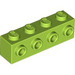 LEGO Limoen Steen 1 x 4 met 4 Studs Aan een Kant (30414)