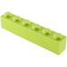 LEGO Lime Brick 1 x 6 (3009 / 30611)