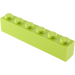 LEGO Lime Brick 1 x 6 (3009 / 30611)