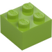 LEGO Lime Klods 2 x 2 (3003 / 6223)