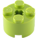 LEGO Lime Brick 2 x 2 Round (3941 / 6143)