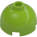 LEGO Lime Brick 2 x 2 Round with Dome Top (Safety Stud, Axle Holder) (3262 / 30367)