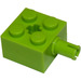 LEGO Lime Brick 2 x 2 with Pin and Axlehole (6232 / 42929)