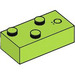 LEGO Lime Kloss 2 x 4 Braille med O &quot;Ö&quot; (69699)