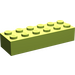 LEGO Lime Brick 2 x 6 (2456 / 44237)