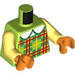 LEGO Limette Bunnie Minifig Torso (973 / 76382)
