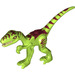 LEGO Lime Coelophysis con Rosso scuro Strisce (21134)